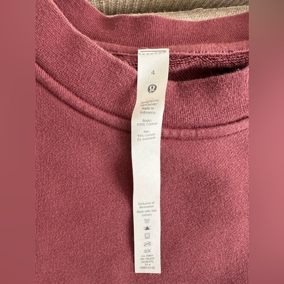 Lululemon Perfectly Oversized Crew - Picture 4 of 4